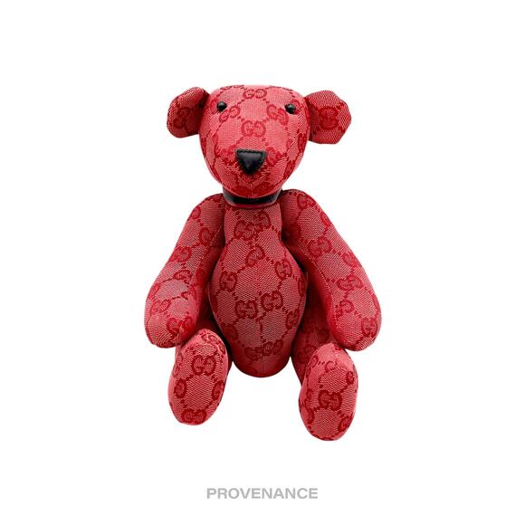 🔴 Gucci Teddy Bear - Red GG Canvas - Picture 4 of 11